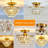 Bindy Crystal Flush Mount Ceiling Light