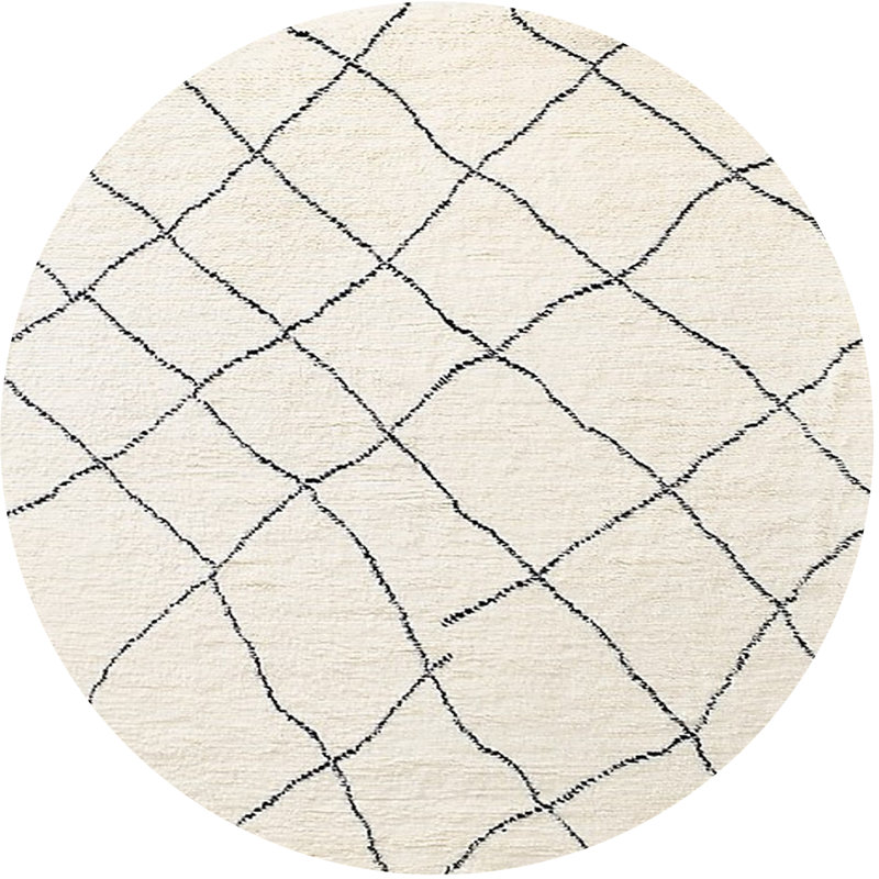 Brenneman Oriental Indoor Rug, Round 6'