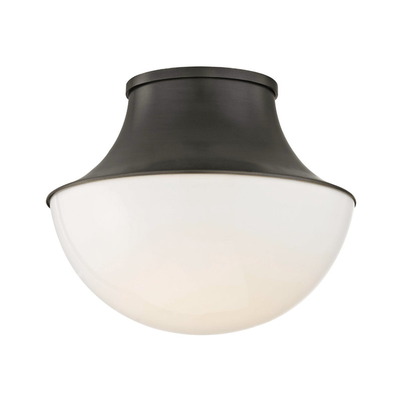 Lettie 1 - Light Flush Mount, Old Bronze, 14'' H x 14.75'' W x 14.75'' D