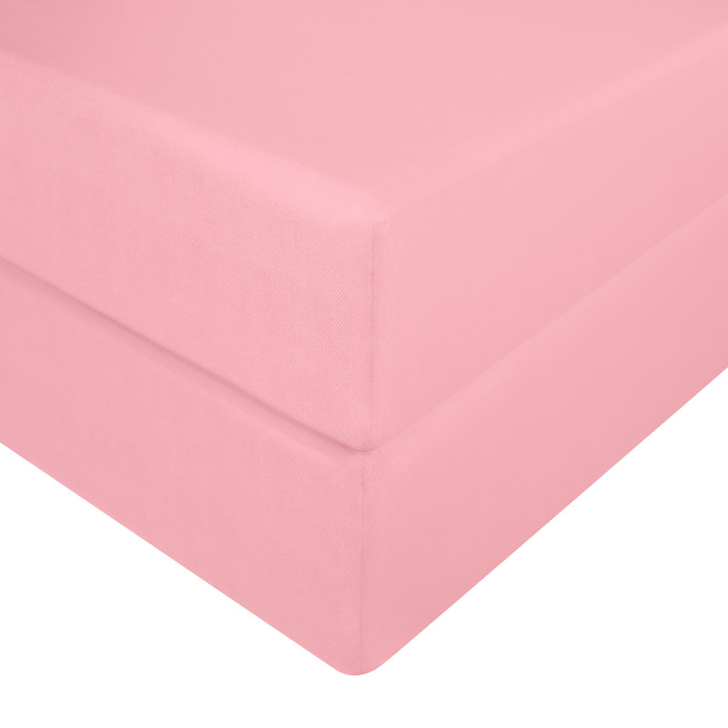 Draps-housses pour lit de bébé, draps 100% microfibre brossée pour matelas de lit de bébé et de tout-petit standard, 28 x 52 pouces - NTBAY
