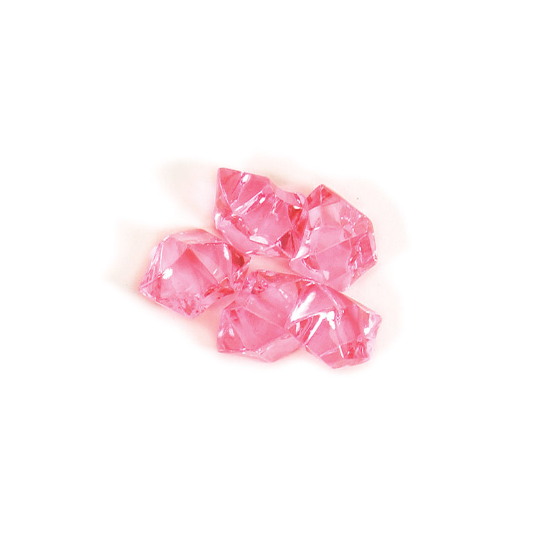 Bourre en acrylique vase Woodby, Rose