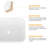 20" L x 15" W White Ceramic Rectangular Vessel Bathroom Sink