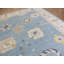 Tapis bleu ciel unique de 10 pi 1 po x 13 pi 11 po