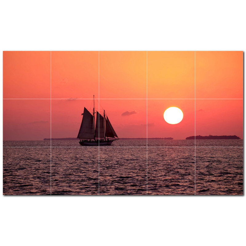Carreau de céramique murale décorative 30 po x 18 po PT500222: 6 po x 6 po (ensemble de 15)
