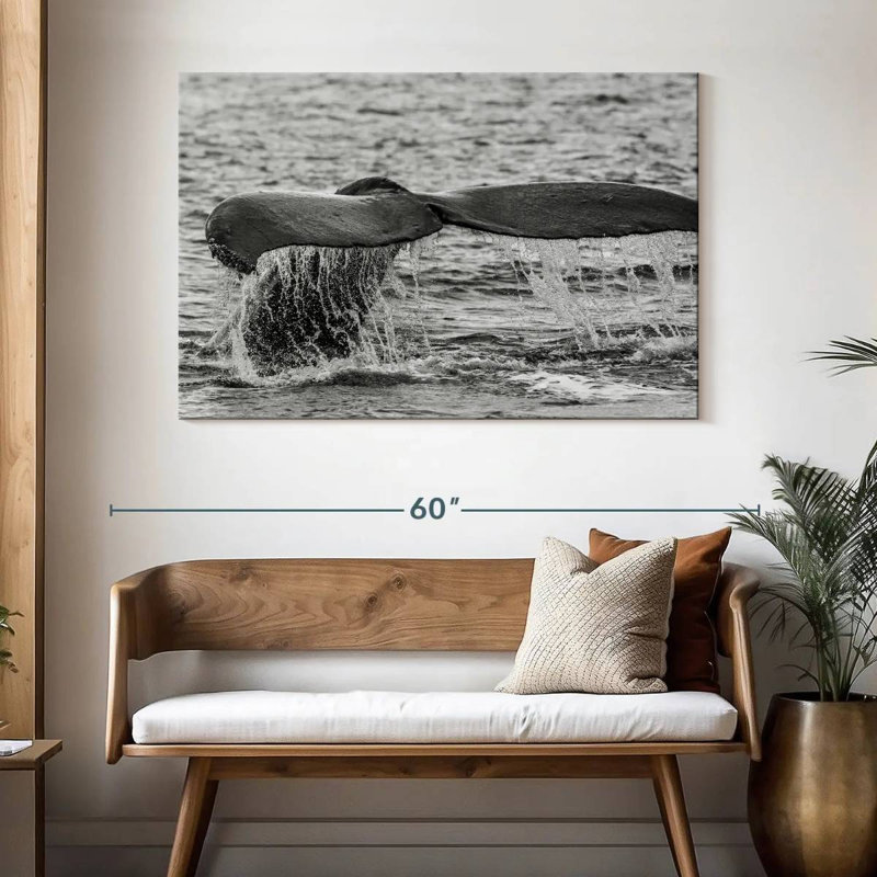 Crowle Alaskan Humpback Whale, 32" H x 48" W