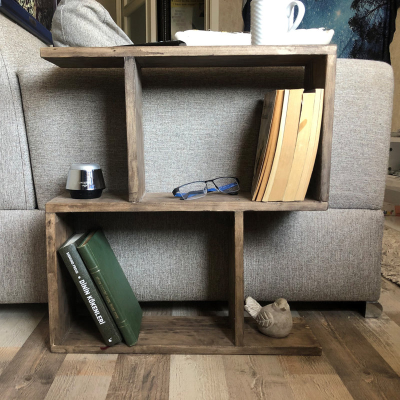 Table de bout avec tablette de rangement Thurros