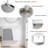 Mataro 28.03'' Single Bathroom Vanity with Ceramic Top