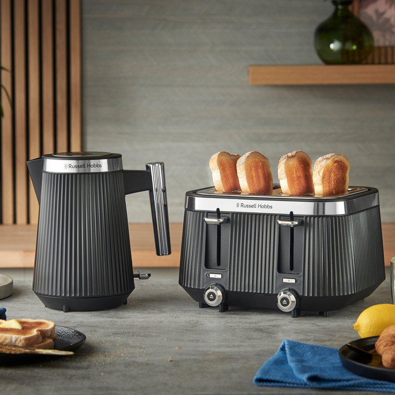BRONTE BREAKFAST SET 4 SLICE, Black