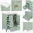 24" Bathroom Vanity with Ceramic Sink and Drawers-788116667