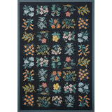 Navy Outdoor Rugs You'll Love | Wayfair