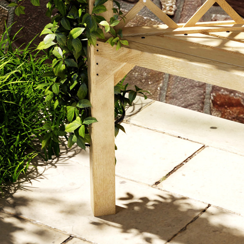 Disanto Solid Wood Fir Outdoor Bench