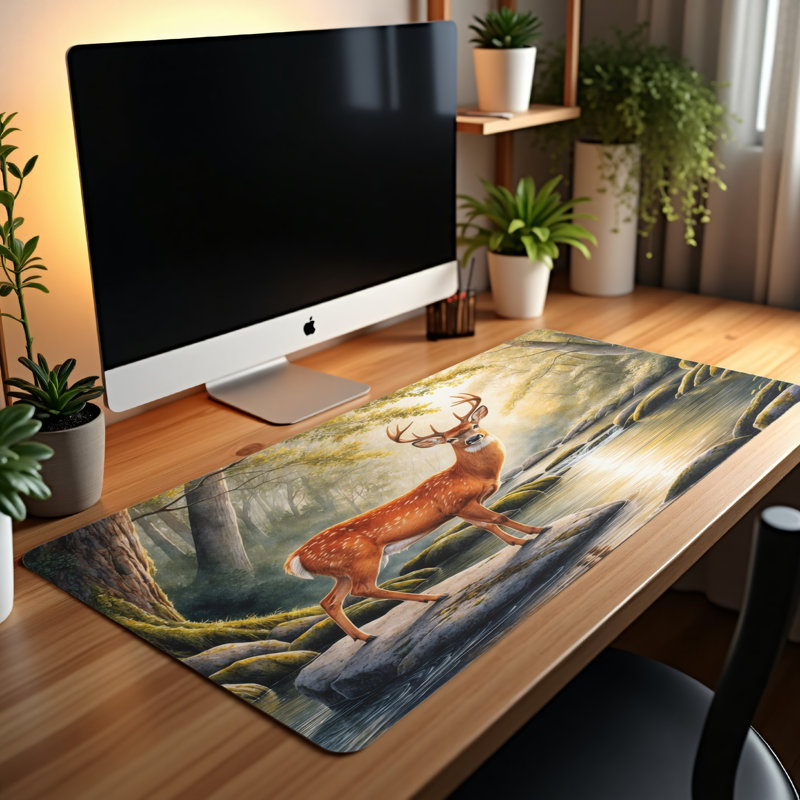 Polyester Desk Pad, 31.5x15.5