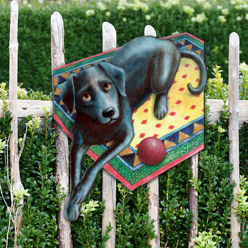 Décoration murale «Ready When You Are Dog Diminutive»