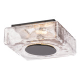 Cuboid Glass LED Flush Mount