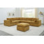 Canapé modulaire réversible de large de 138 po avec repose-pieds Amy-Grace-619379923-619379934