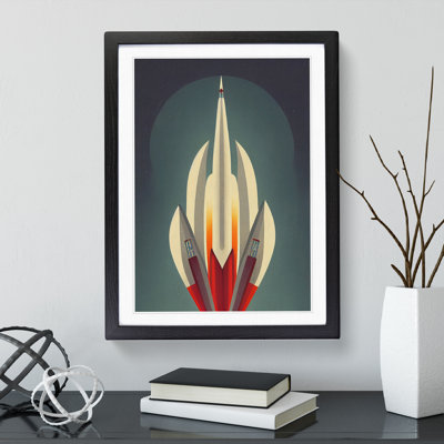 An Unbeatable Spaceship Rocket - Wall Art