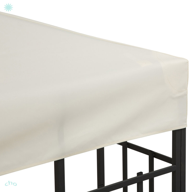 Auvent de remplacement pour abri de jardin, housse UV à 2 niveaux