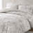 Bali Tropical Leaves Gauze Jacquard Duvet Cover Neutral 3Pc Set-111355680