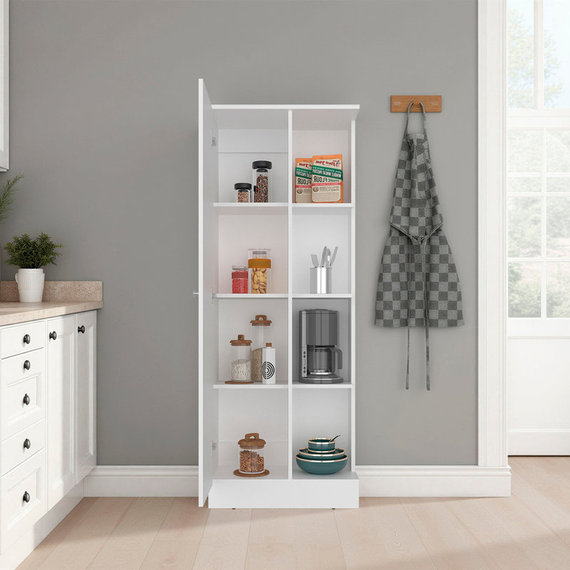 White 1-door Kitchen Storage Cabinet