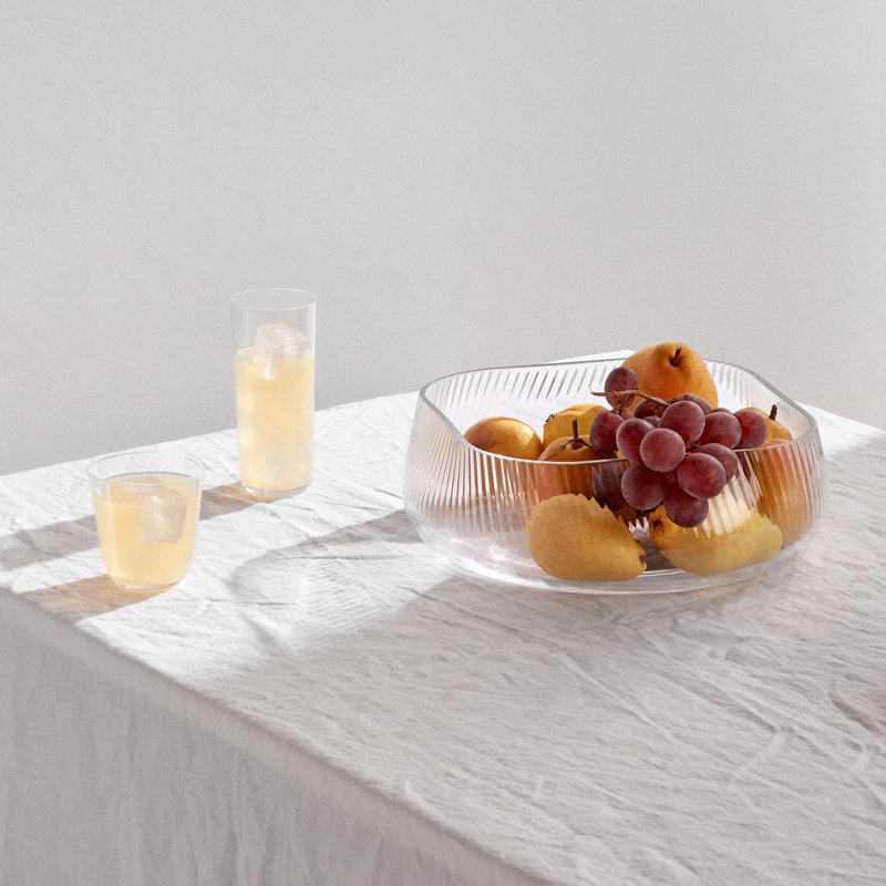 Vase en cristal sans plomb Opti, Transparent, H 3,86 po x l 12 po x P 12 po