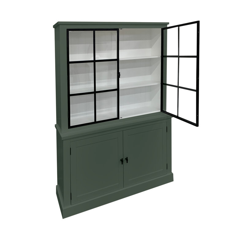 Mooneyham Display Cabinet, Cement Grey