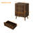 3-drawer Modern Walnut Chest Of Drawers