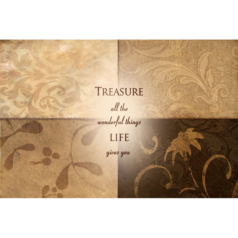 Treasure Stuff Mat - Wrapped Canvas Print, 30cm H x 46cm W x 3.8cm D