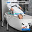 360° Swivel Sliding Shower Chair with Adjustable Height