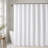 Super Waffle Textured Solid Shower Curtain