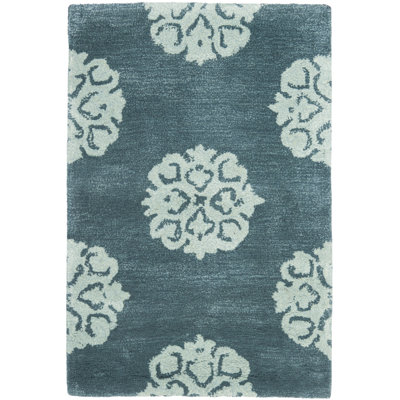 Steve Hand Tufted Wool Damask Rug
