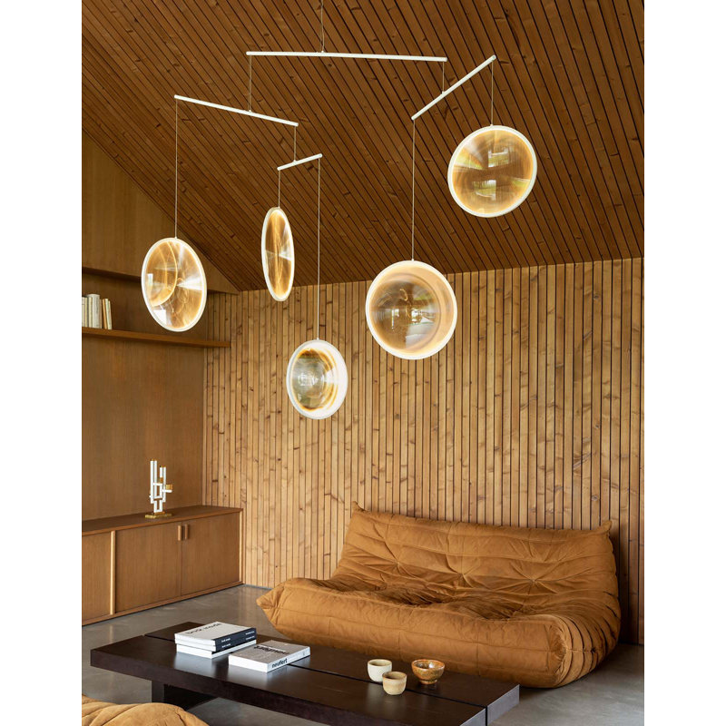 Focus 5 - Light LED Chandelier, White
