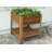 Tierra Garden 42 Gallon Capacity Square Raised Bed with Shelf 32"Wx32"Lx35"Hx9.5"D Landulf Coll