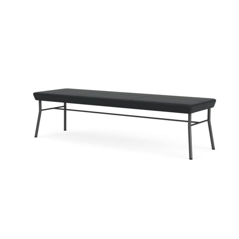 Lesro Banc en métal Mystic, Gris anthracite, Modena graphite