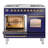 ILVE Nostalgie II Series 40 inch Dual Fuel Range with 6 Sealed Burners, Griddle (Glass Door)-99299498-99299489
