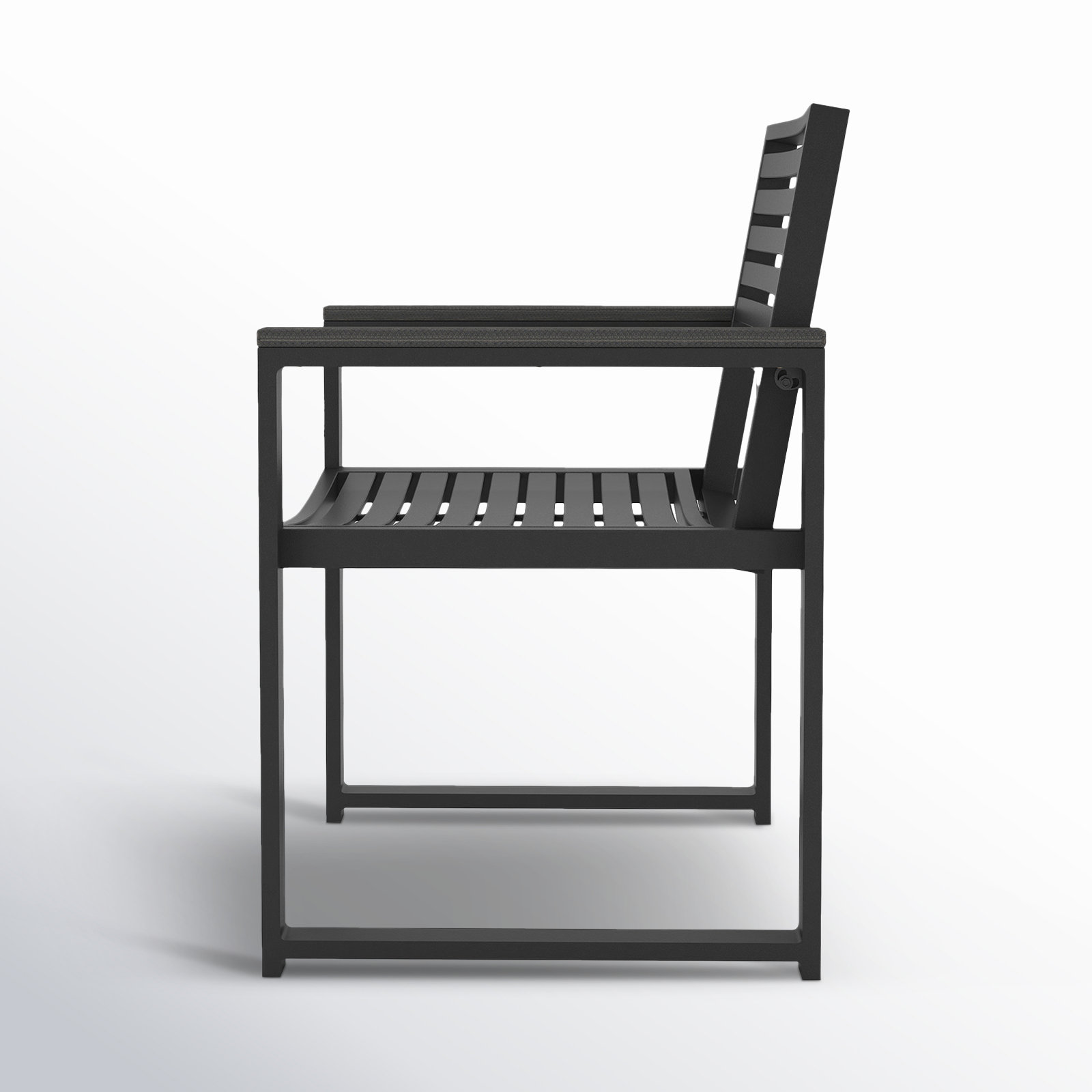 Townsend Outdoor Patio Dining Armchair, Gray