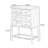 Retro Walnut Solid Wood Accent Cabinet