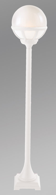 Lamp Post (Full), Black, Milk, 116cm H