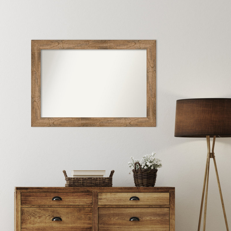 Timmy Solid Wood Wall Mirror, Rectangle, 27.5" x 39.5"