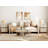 Aadam 2 Piece Modern End Table With 1 Drawer & 1 Storage Cabinet-2000687174