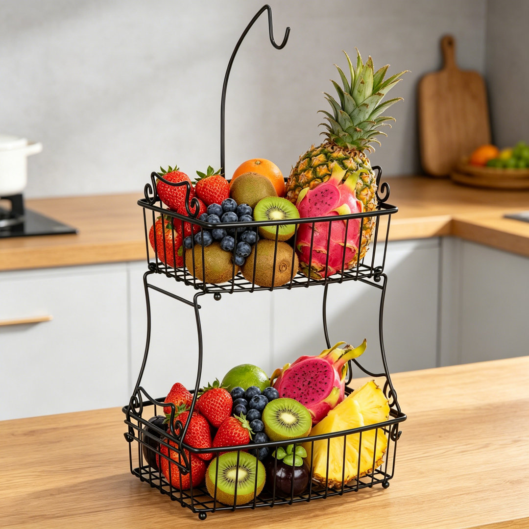 Borough Wharf Metal Fruit Basket