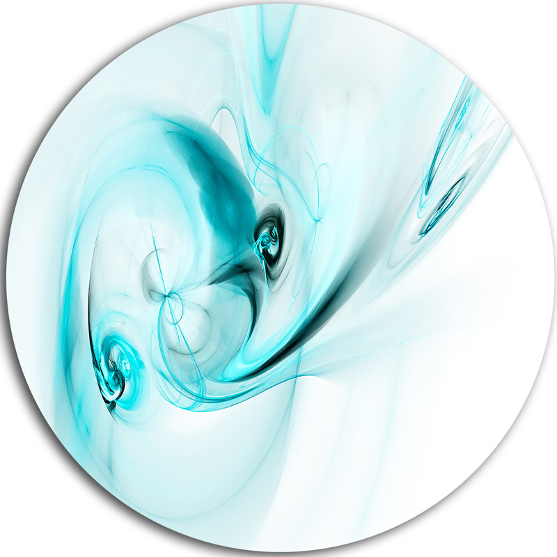 « color light light blue », impression sur métal, H 38 po x l 38 po x P 1 po