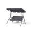 Aeliana 3 Person Porch Swing with Canopy