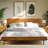 Laboy Solid Wood Bed Frame with Headboard, Solid Wood Platform Bed 800 lbs Capacity, No Box Spring Needed, Non-Slip Noise-Free, 5 Years Warranty-1357548837-1357548835