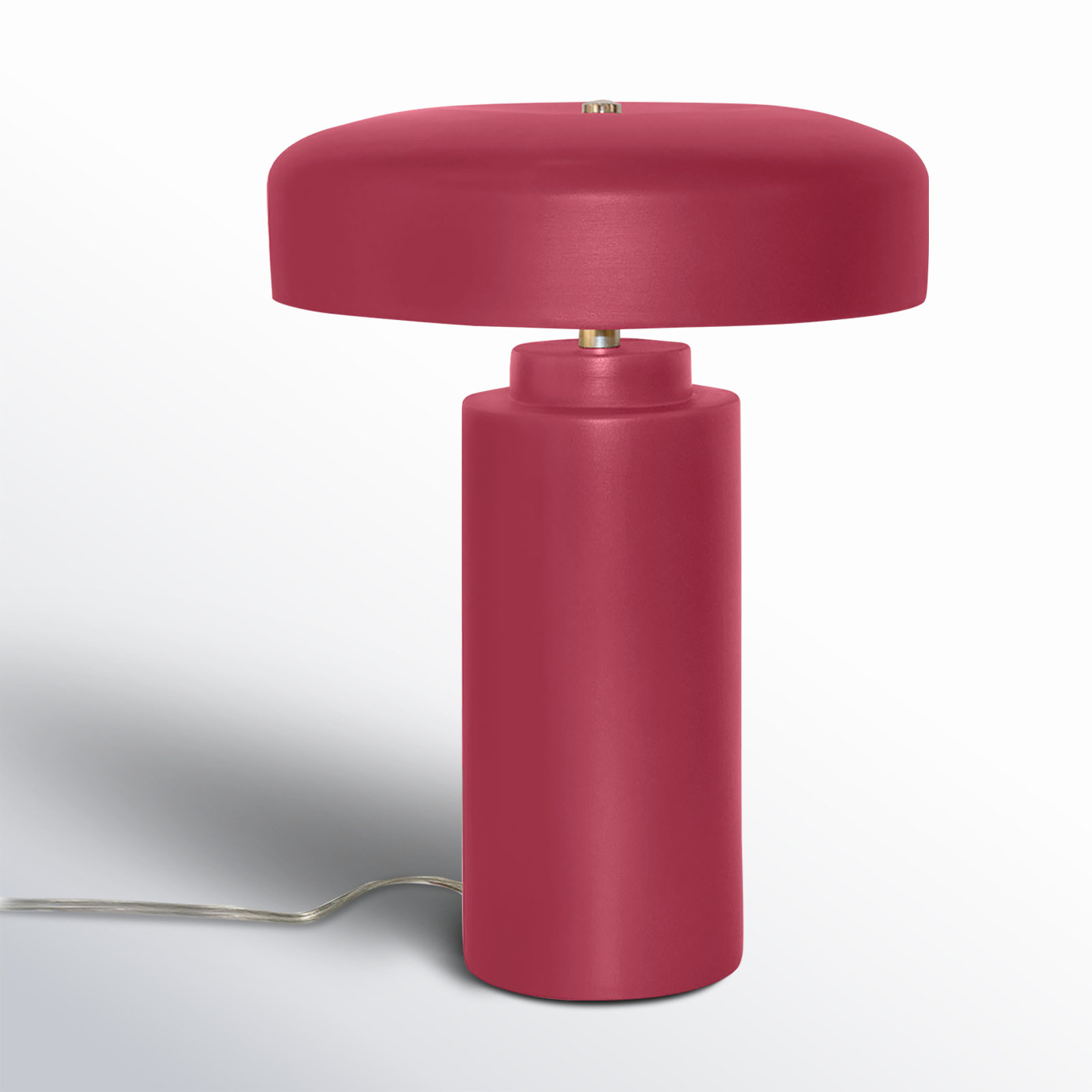 Hardacre Ceramic Table Lamp, Cerise
