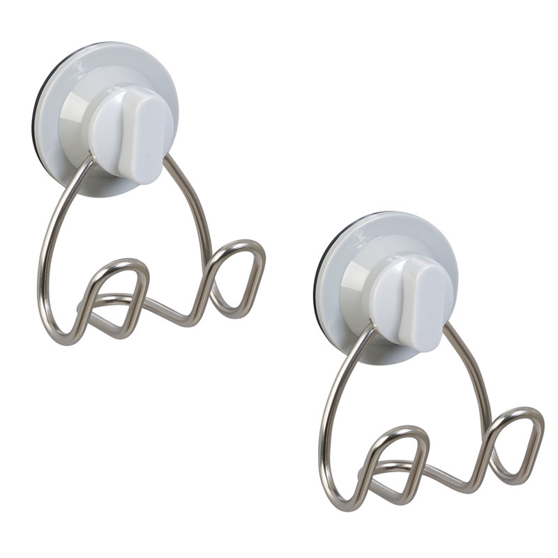 Stainless Steel Wall Mounted Shower Storage Hooks Set