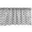 Ambesonne Scène d'art, ensemble de 2 cantonnières en forme de chaîne ADN, blanc et gris anthracite-100739892
