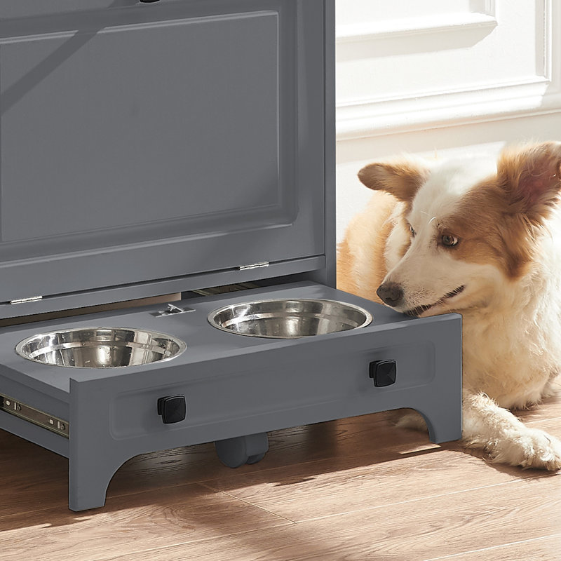 Meuble de ravitaillement pour animaux Roomfitter, Gris