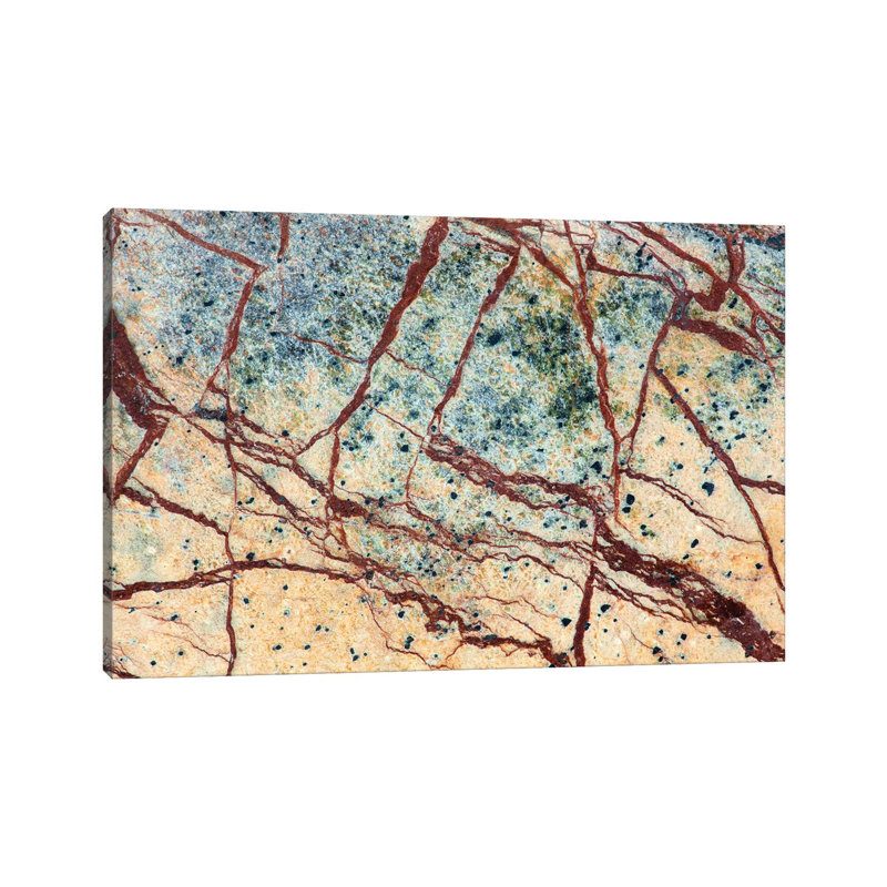 Usa, California. Detail Of Cut Slab Of Marble Rock. by Jaynes Gallery - Wrapped Canvas Gallery-Wrapped Canvas Giclée