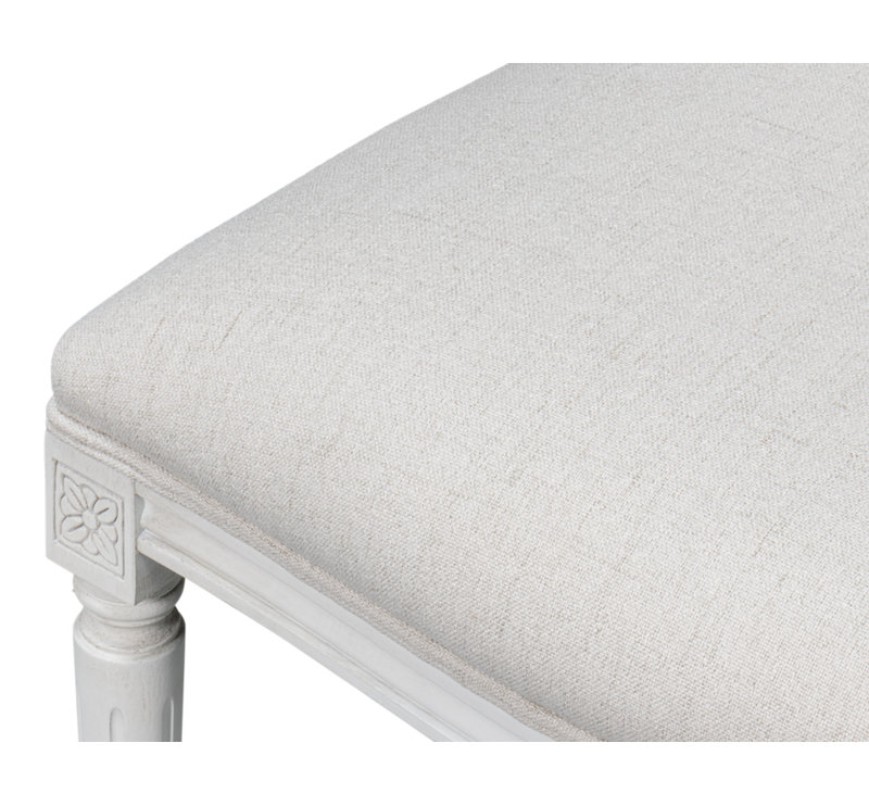 Hugo Upholstered Dining Chair, White