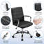 Chaise de bureau à dossier moyen avec accoudoirs pivotant à 360 ° Wanetta-1970484917